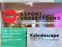 Tablet Screenshot of dupontunderground.org